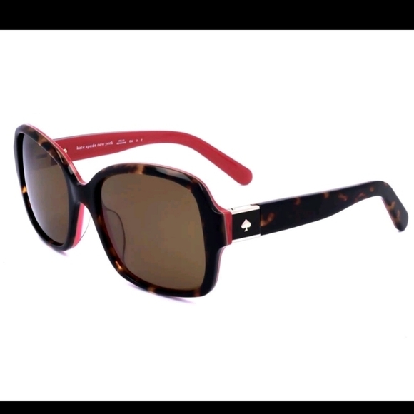 Kate Spade ANNORA/P/S SOU HAVANA PINK 54/18/130 Women's Sunglasses polarized - Picture 2 of 14